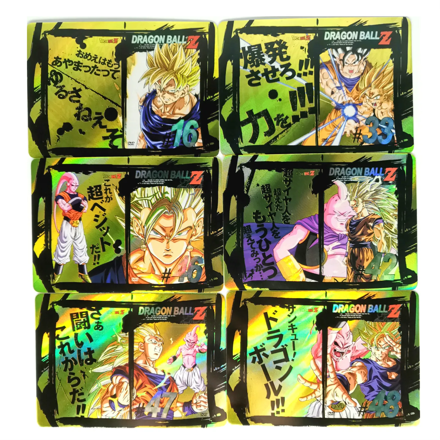 49 шт./компл. Dragon Z CD DVD Полная версия CoverBall Heroes Battle Card Goku Super игровая коллекция