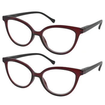 

TBOC Pack: reading glasses presbyopic eyestrain- (Pack 2 units) prescription saddle fitting paste design design Women's Fashion Lentes increased