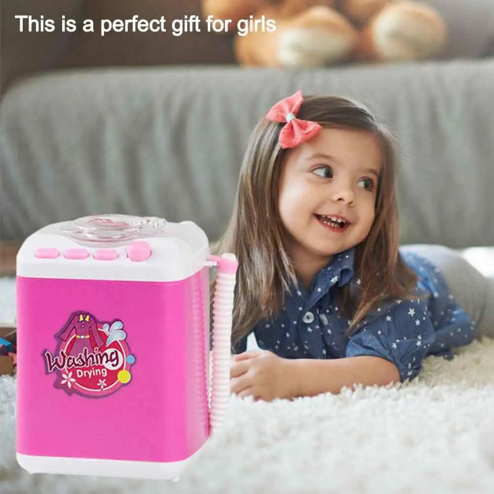  Washing Machine Toy Appliances Kitchen Toys Simulated Electric Washing Machine Refrigerator Toy Min