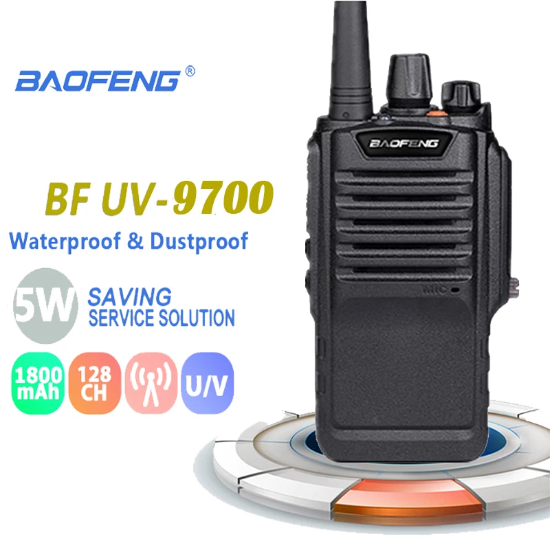 Baofeng Bf-9700 7 Вт высокомощная рация IP67 радио Comunicador Ham Радио Dmr рация 10 км Portofoon Vhf радио