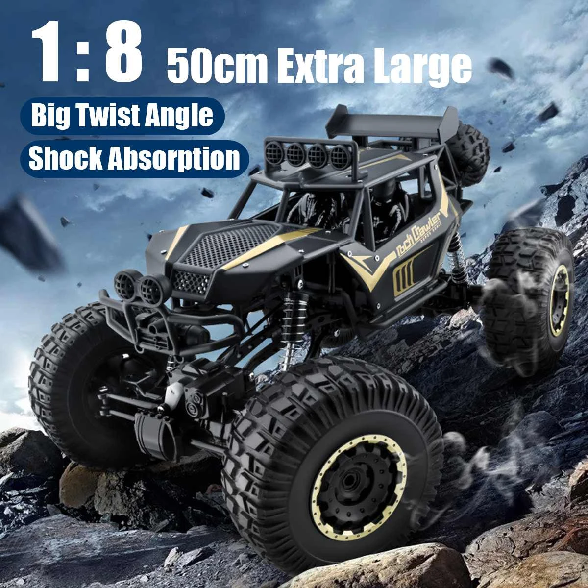 1:8 50cm RC Car 2.4G Radio Control 4WD 