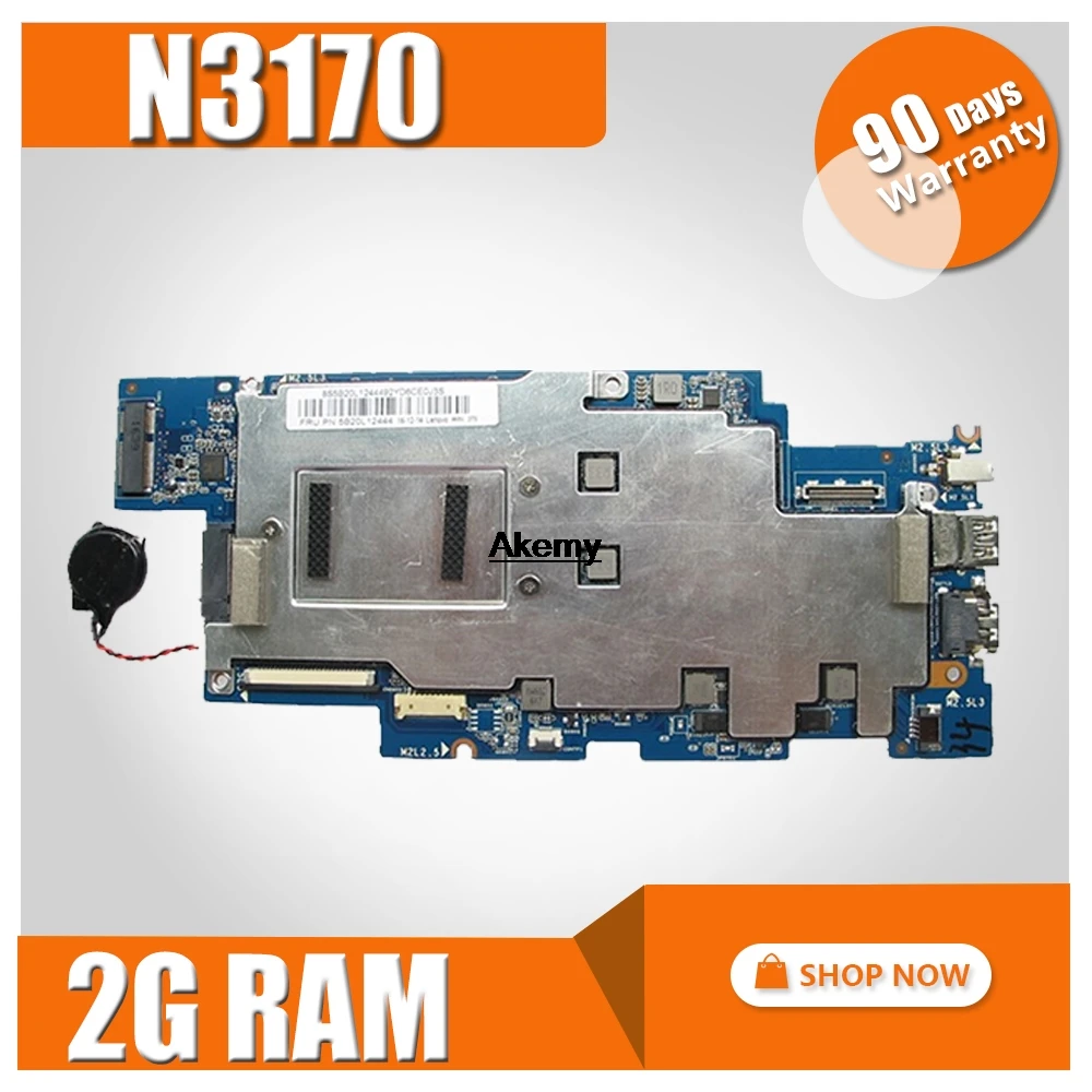 Материнская плата для ноутбука lenovo 100s-14ibr N3170 2G Memory ТЕСТ ОК гарантия качества