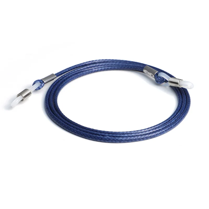 Dark Blue Нескользящие уличные спортивные очки, восковая веревка, модные очки, аксессуары для мужчин, женщин, подростков, солнцезащитные очки, ремешок - Цвет: Dark Blue