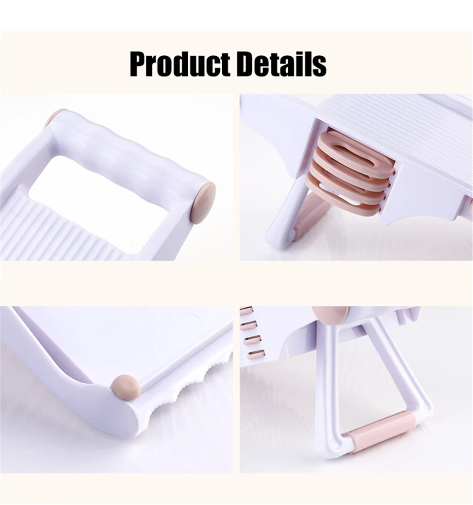 Mandoline Slicer Manual Vegetable Cutter with 5 Blade Potato Carrot Grater for Vegetable Onion Slicer Kitchen Tools Accessories