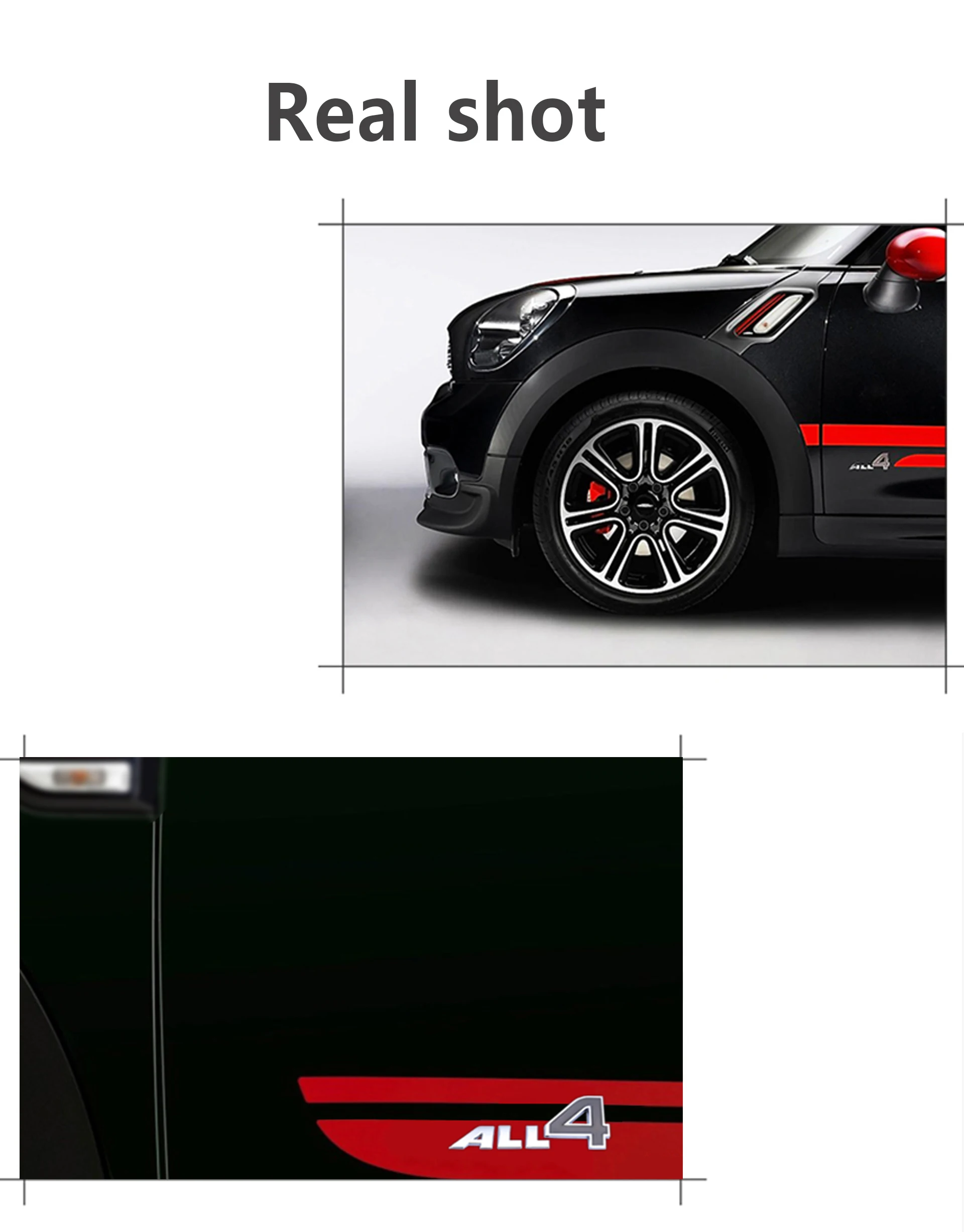 3D Металлическая Автомобильная дверь сторона наклейка на крыло все 4 эмблема значок наклейка для MINI Cooper S Countryman R60 F60 Paceman R61 аксессуары