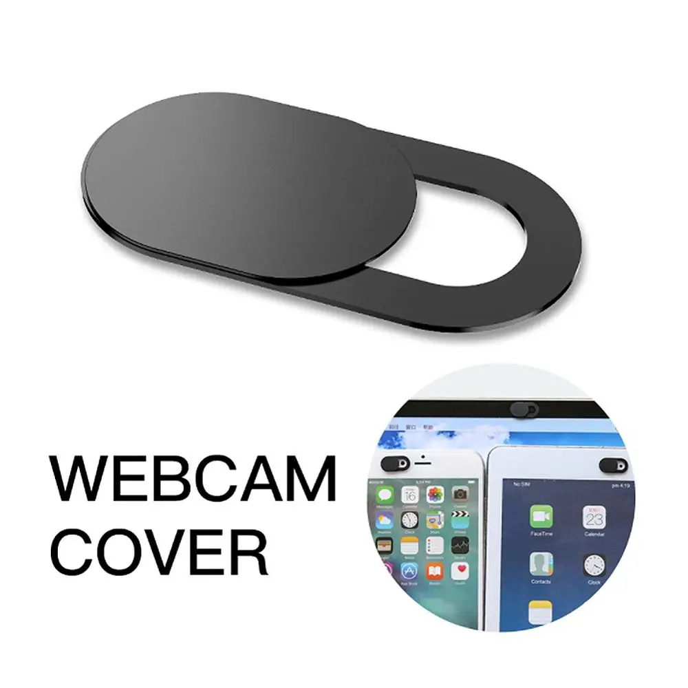 

Universal Plastic Black WebCam Cover Shutter Magnet Slider Camera Cover for IPhone Laptop Mobile Phone Len Privacy Stickers