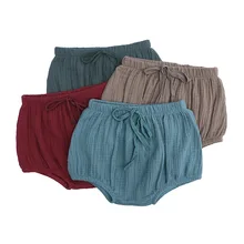 Детская одежда, поколение жира, милые основные штаны треугольные Трусы-шорты для маленьких девочек