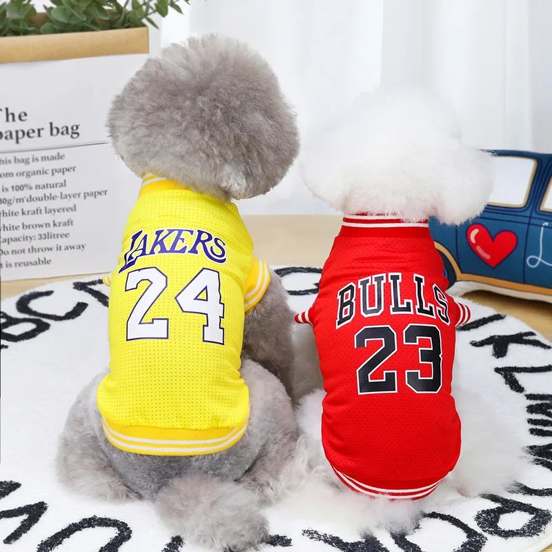 Jersey Basketball Dog Clothing & Shoes for sale