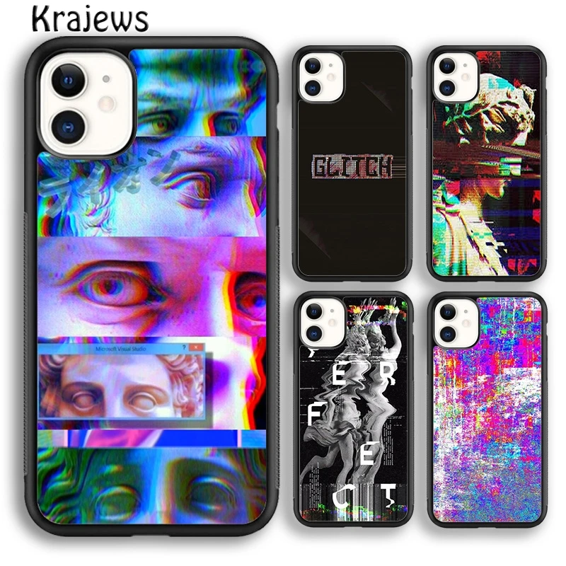 Абстрактный Блестящий арт чехол krajew для телефона iPhone 5 SE 6s 7 8 plus X XR XS 11 12 pro max Samsung