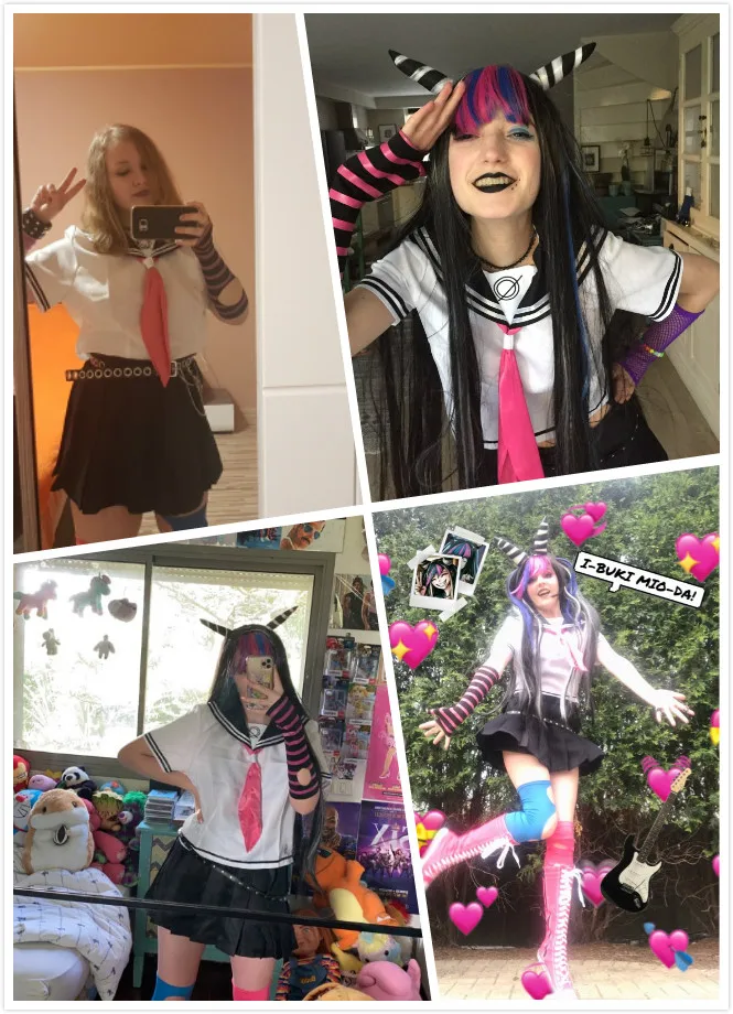 Аниме Супер Dangan Ronpa 2 Danganronpa Ibuki Mioda костюмы для косплея костюм юбка Хэллоуина