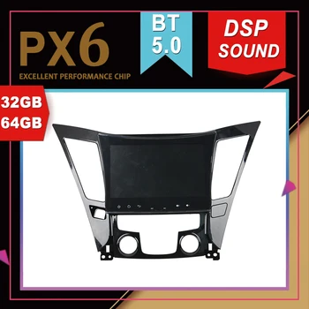 

PX6 Excellent Performance Android 9.0 Car Multimedia GPS For HYUNDAI Sonata 2011-2013 DSP Sound NavigationTape Recorder Radio