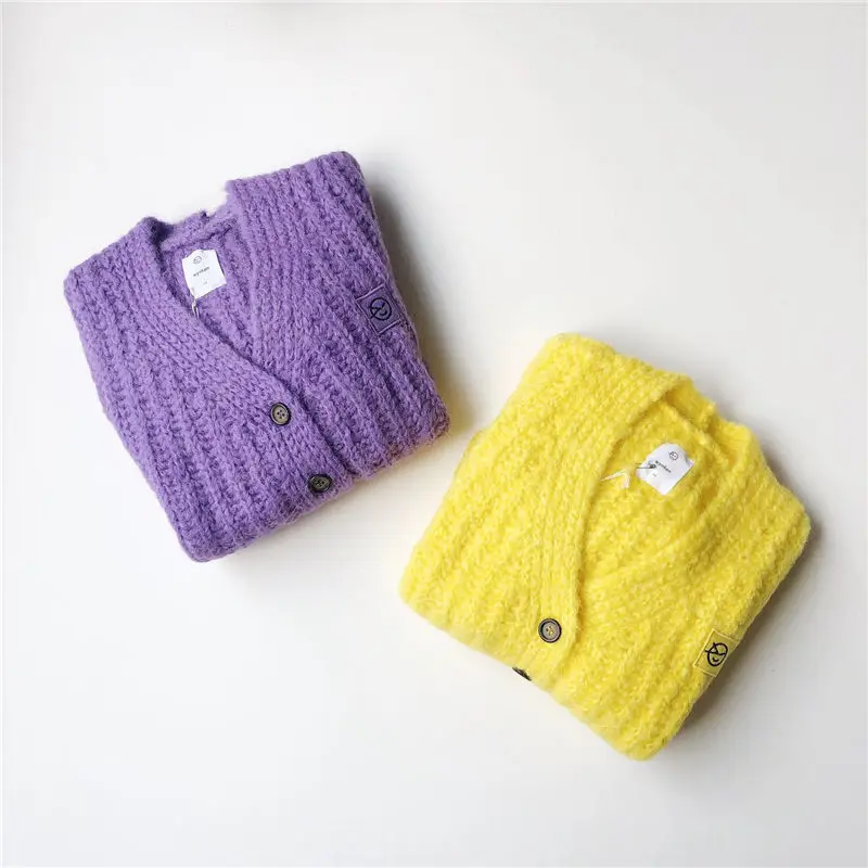 Бренд Wynken детская зимняя одежда свитера детский модный брендовый дизайн бабочка толстовка с цветами и штаны свитер для малышей