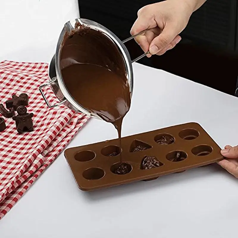 Long Handle Wax Melting Stainless Steel Pot DIY Scented Soap Chocolate Butter Handmade Soap Tool Non-stick Easy Cleaning