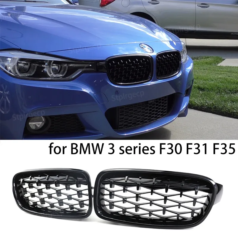 POUR BMW F30 F31 PREMIUM calandre sport calandre grille noir