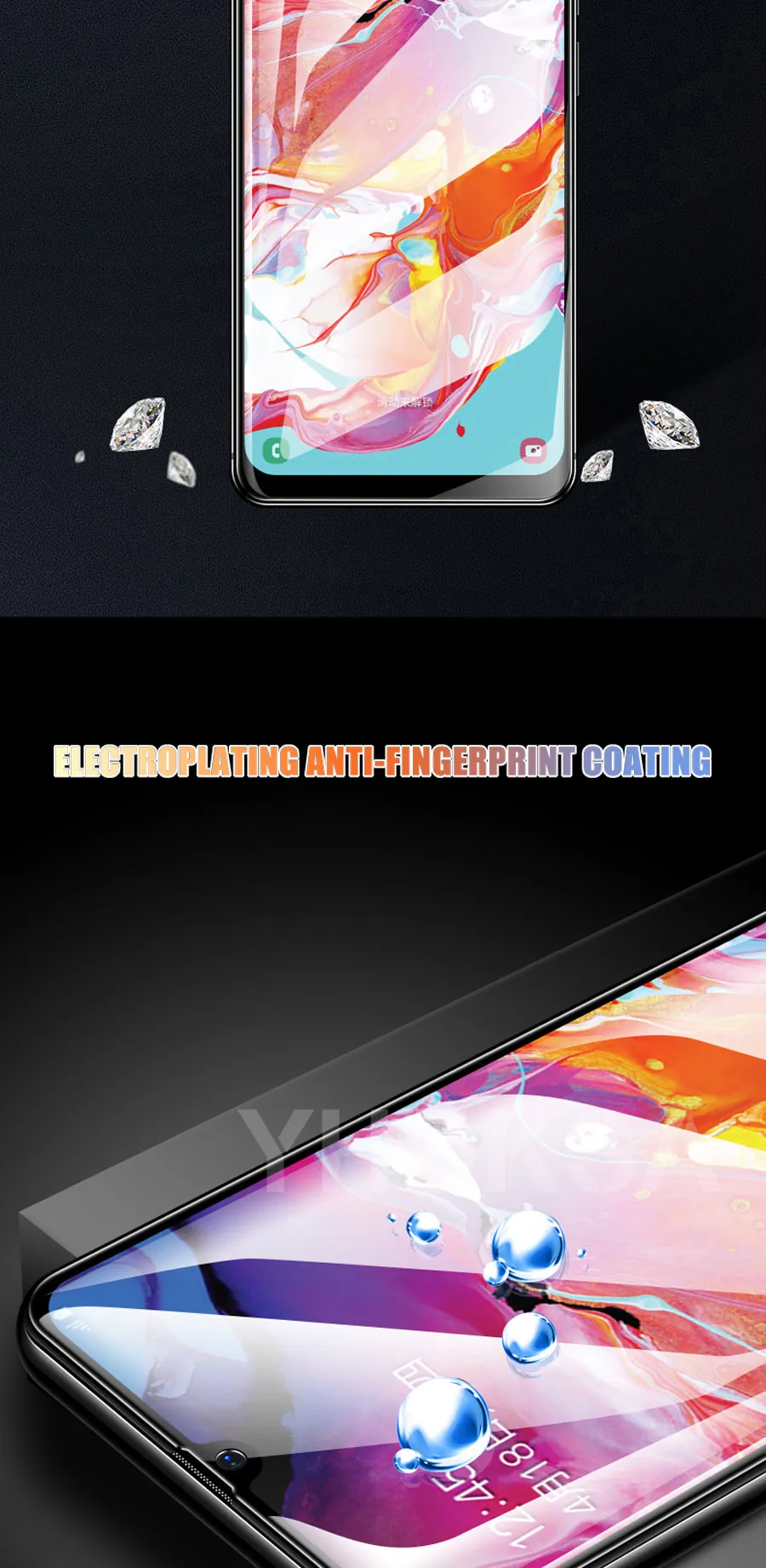 9D изогнутое закаленное Высокопрочное Стекло на samsung Galaxy A30 A50 A10 Экран протектор для A20 A20E A40 A40S A60 A70 A80 A90 M10 M20 M30