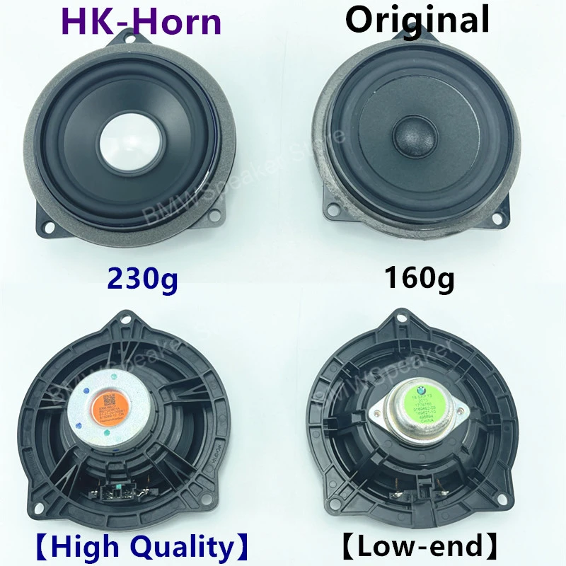 Audio Speakers Kit Midrange Speakers 4.5 inch car front door midrange speaker BMW F10 F11 5series E84 X1 E90 E91 E92 loudspeaker audio sound horn kit 65139368386