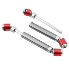 2 шт. Обновление Универсальный приводной вал CVD 110-155 мм для SCX10 CC01 D90 D110 RC Гусеничный часть