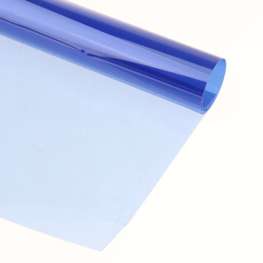 2 шт гелевый фильтр прозрачная цветная пленка пластиковые листы корректирующий гель светофильтр, 15,7 на 9,6 дюйма, светло-синий