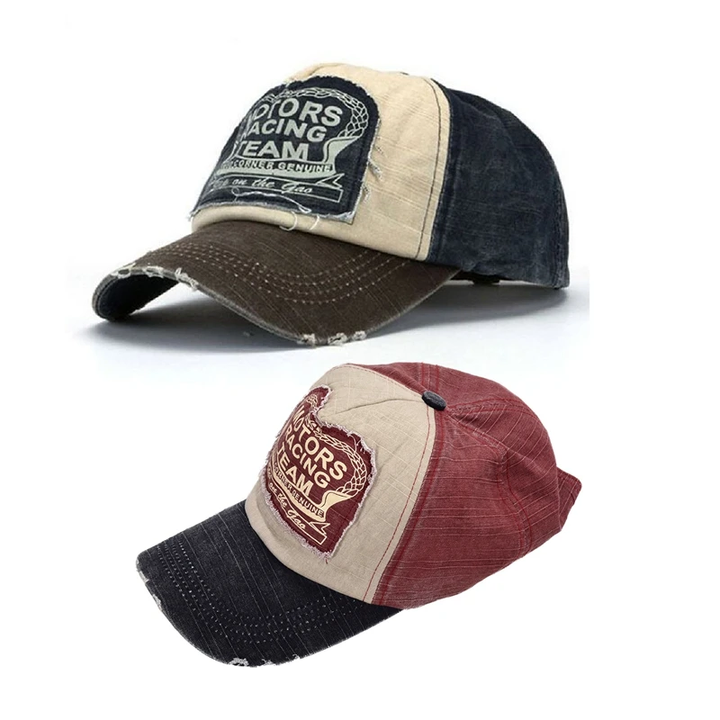 Простая бейсбольная кепка в стиле хип-хоп, 2 шт., Регулируемая Кепка для мальчиков, темно-синий+ кофейный и винный красный+ темно-синий