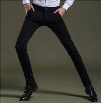 

2018 new style men's casual trousers, Korean version slim men's trousers, elastic small foot pants DY-434