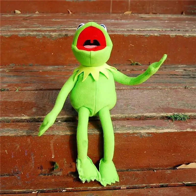 2018 Новый Kermit Улица Сезам Muppet лягушка плюшевая кукольная игрушка куклы 45 см|Мягкие