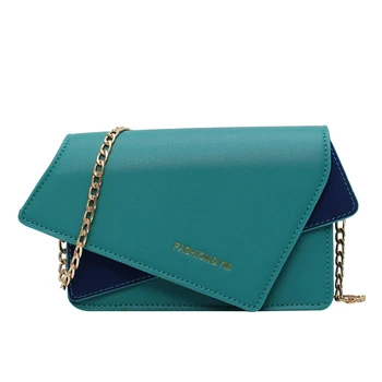 

New Fashion PU Leather Crossbody Bags For Women 2019 Solid Color Chain Shoulder Messenger Bag Quality Luxury Female Handbags