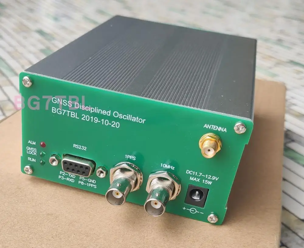 BG7TBL LCD-GNSS 규율 오실레이터, GNSS GPS 지원, BDS 글로나스 갈릴레오, 10MHz