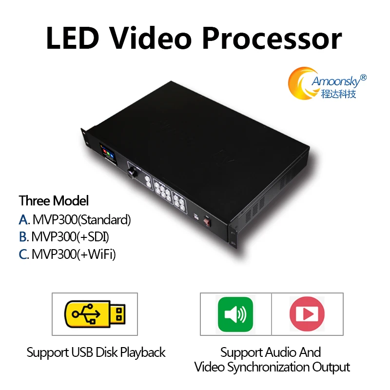HDMI led video processor mvp300 full color led