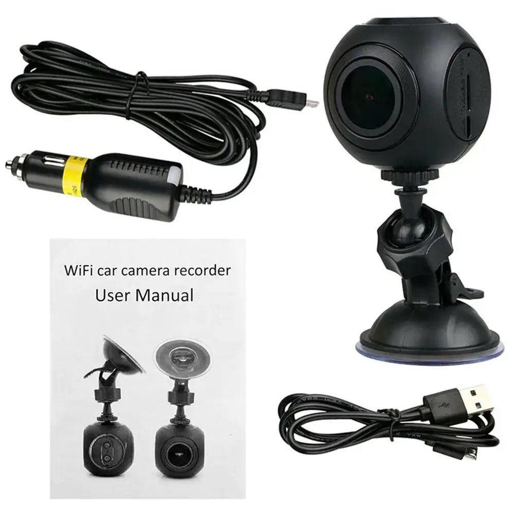 A9-D Wi-Fi видеорегистратор Fhd 1080P Gps камера приборная панель с g-сенсором ночного видения