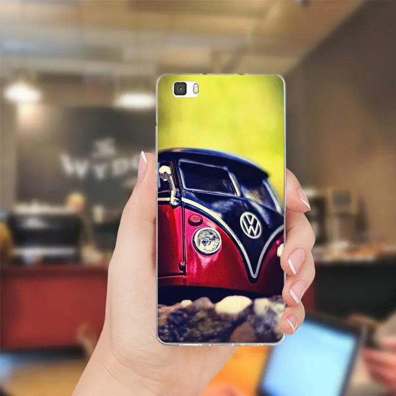 Picture 10 Volkswagen Vw T1 розовый синий мягкий чехол для телефона для huawei P8 P9 P10 Lite mate 10 Pro Y3 Y5 Y6 II Y7 Honor 6X 7X 9Plus - Цвет: Picture 10