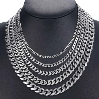 Gold, Black, Silver and Stainless Steel Mens Necklace Chain - Kito City Jewelry