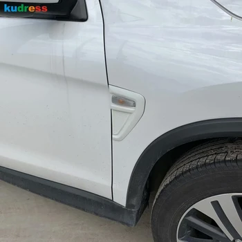 

For Mitsubishi RVR/ASX/Outlander Sport ES 2020 2021 ABS Chrome Front Side Light Lamp Cover Trim Sticker Car Styling Accessories