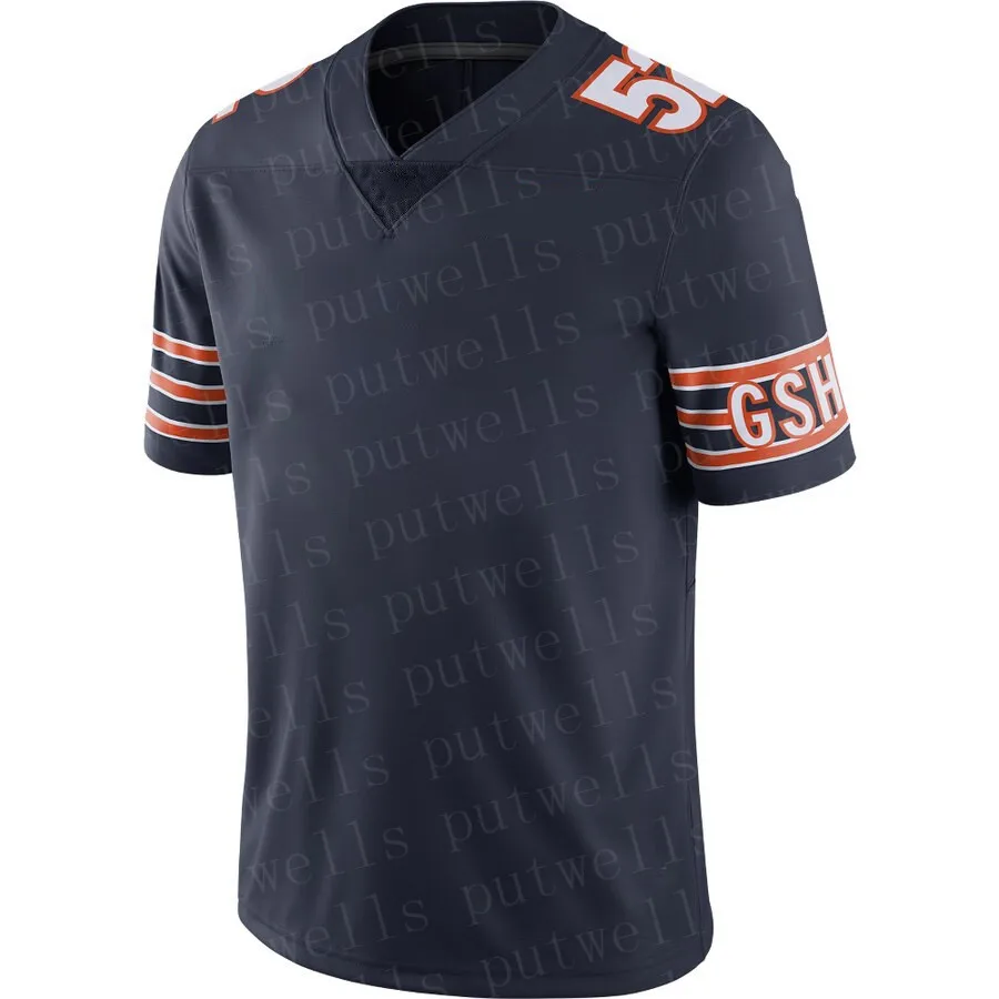 

2019 Men Color American Football Chicago fans Wear Khalil Mack Walter Payton Mitchell Trubisky David Montgomery Jackson Jerseys