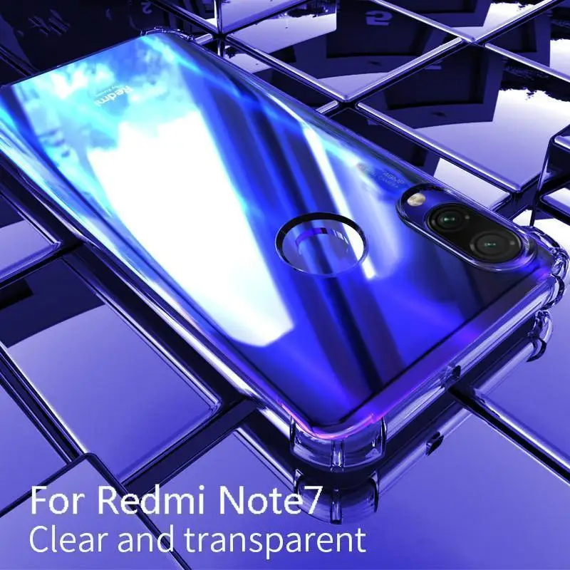 Silicone Shockproof Redmi 7 Note 8 Pro Transparent Protective Xiomi Mi 9T K20 Case For Xiaomi 8T Cover |