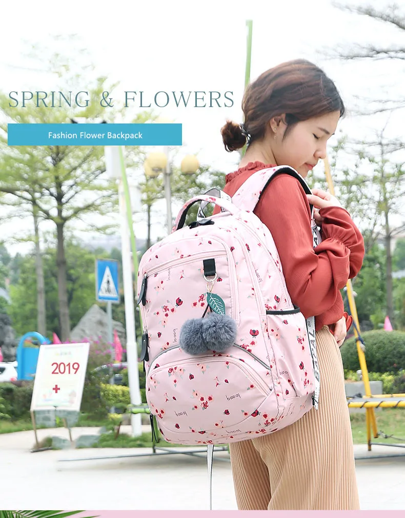 FengDong Детский водонепроницаемый школьный рюкзак для девочек, школьные сумки, милый рюкзак для ноутбука с принтом в виде шариков, Детские рюкзаки, школьный рюкзак