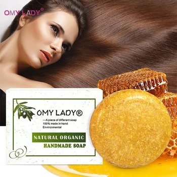 

Omy lady 100% pure natural handmade Bee Milk shampoo soap
