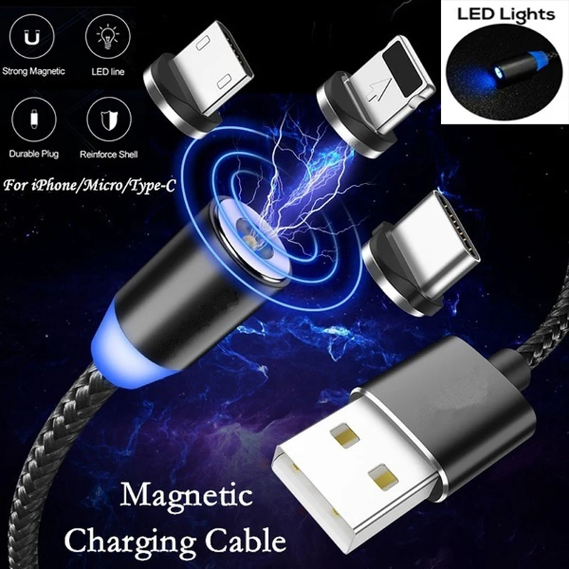 

Magnetic USB Fast Charging Data Cable For Nokia 2 3 5 6 7 8 2.1 5.1 6.1 7.1 8.1 2018 X5 X6 X7 iPhone XS MAX X 7 8 Plus Cord