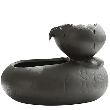 

Ceramic Pet Water Dispenser Cat Water Dispenser Automatic Cycle Dog Drinking Basin Fountain