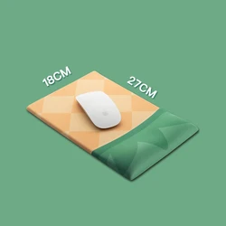 Ergonomic Memory Foam Wrist Rest Pad with Anti - Slip Silicone Base (Mousepad)