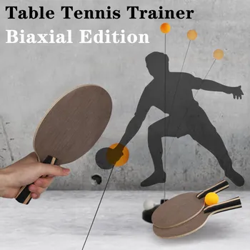 

Kids Adult Portable Table Tennis Trainer Soft Shaft Training Machine Elasticity Device Elasticity Ping Pong Practice Trainer