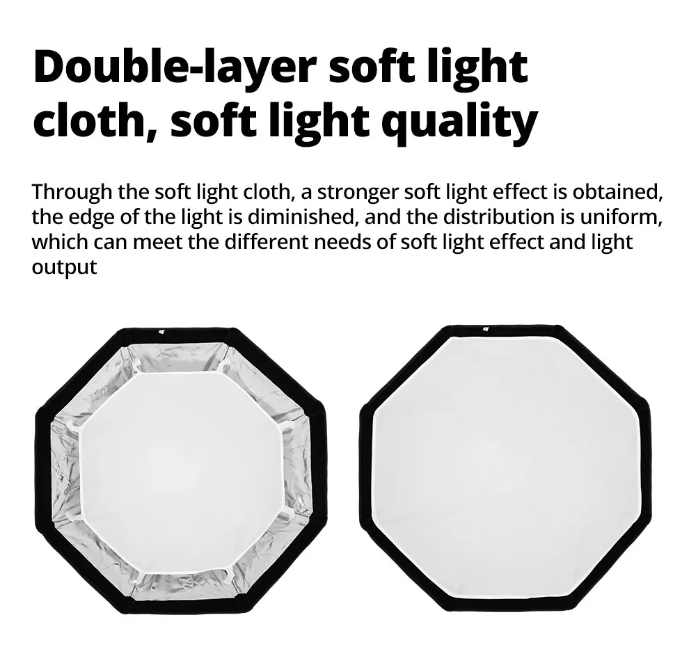Triopo Quickly Release K2 55cm 65cm 90cm 120cm Bowens Mount Octagon Softbox + Ho