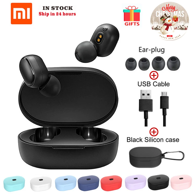 Глобальная версия беспроводные TWS наушники Xiaomi Redmi AirDots Bluetooth 5 0 стерео бас
