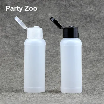 

150 x 50ml LDPE Soft Facial Cleanser Refillable Bottle Easy Flip Top Shampoo Squeezed Jar Wholesale