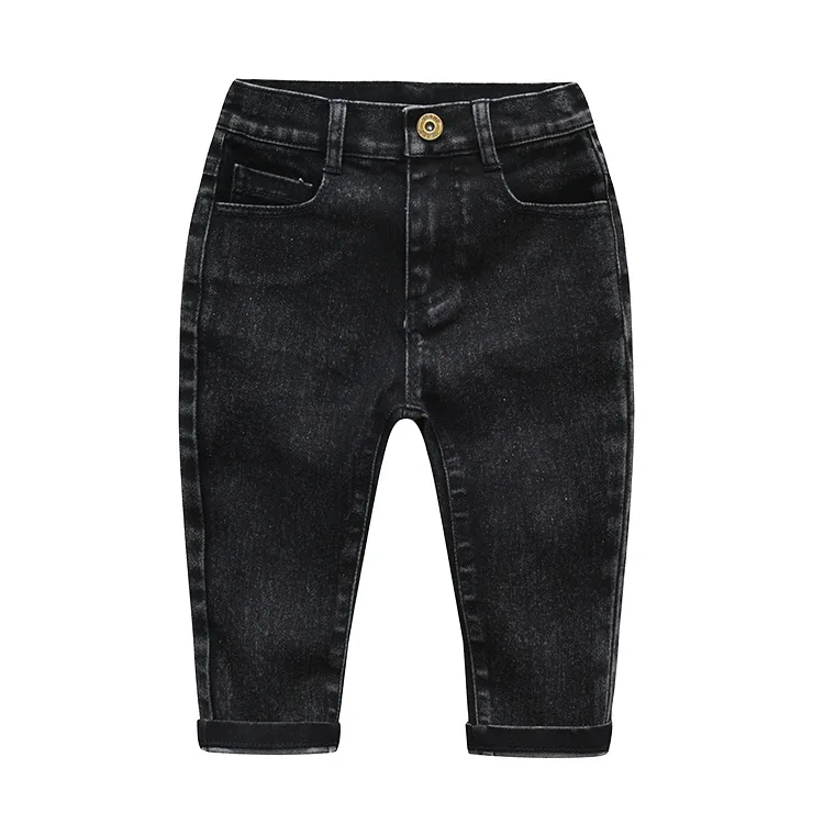 

INS BOY'S Denim Trousers Girls Elasticity Jeans Foreign Trade Europe And America Printed Knitted Pants AliExpress Amazon