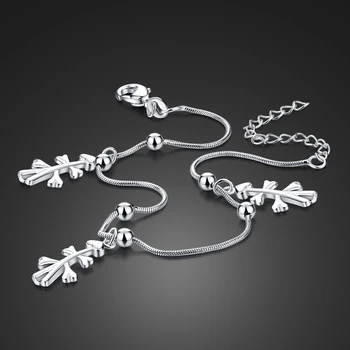 

Cute Scarecrow Pendant Anklets 100% 925 sterling silver Barefoot Sandals Foot ankle Jewelry Bracelets For Women Summer Gift