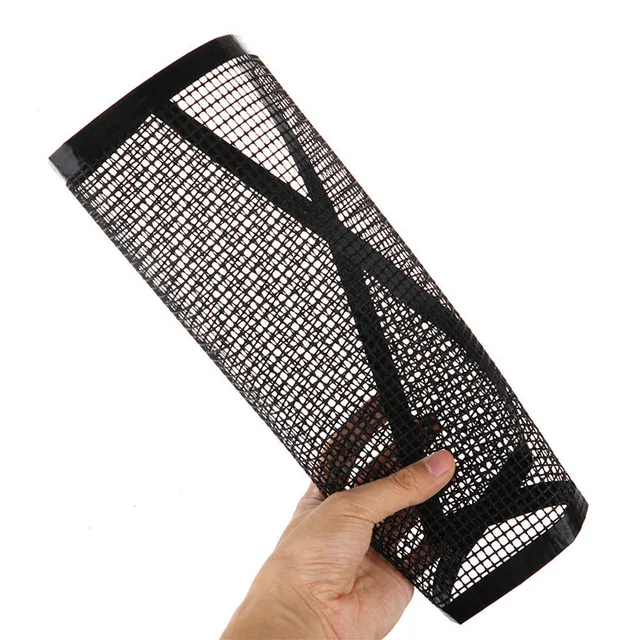 Fekete Border Barbecue Mesh Szőnyeg Újrafelhasználható, Nem Tapadható Bbq Grill Beltéri Sütő Kültéri Kemping-Grillező Eszközök - Image 4