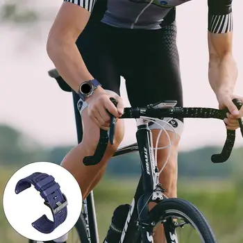 

Silicone Sport Wrist Band Watch Strap Stainless Steel 26mm Replacement Buckle For Fenix2 S1S4