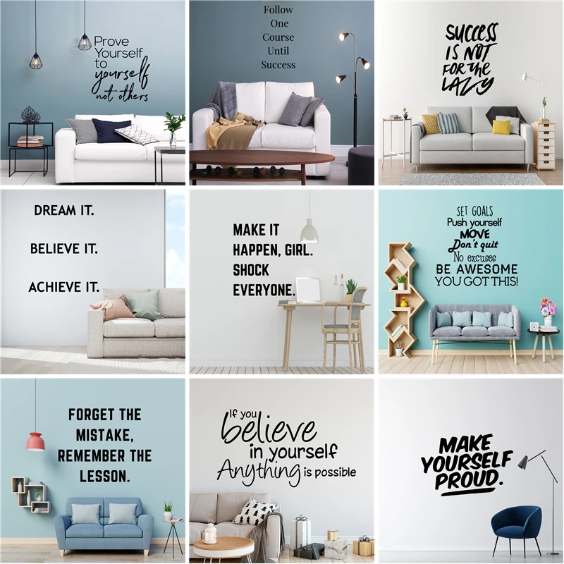 20 Style Dream Phrase Motivation Quotes Vinyl Wall Sticker For Office Room Decoration Mural Kids Bedroom Decor Living Room House 20 Style Dream Phrase Motivation Quotes Vinyl Wall Sticker For Office Room Decoration Mural Kids Bedroom Decor Living Room House