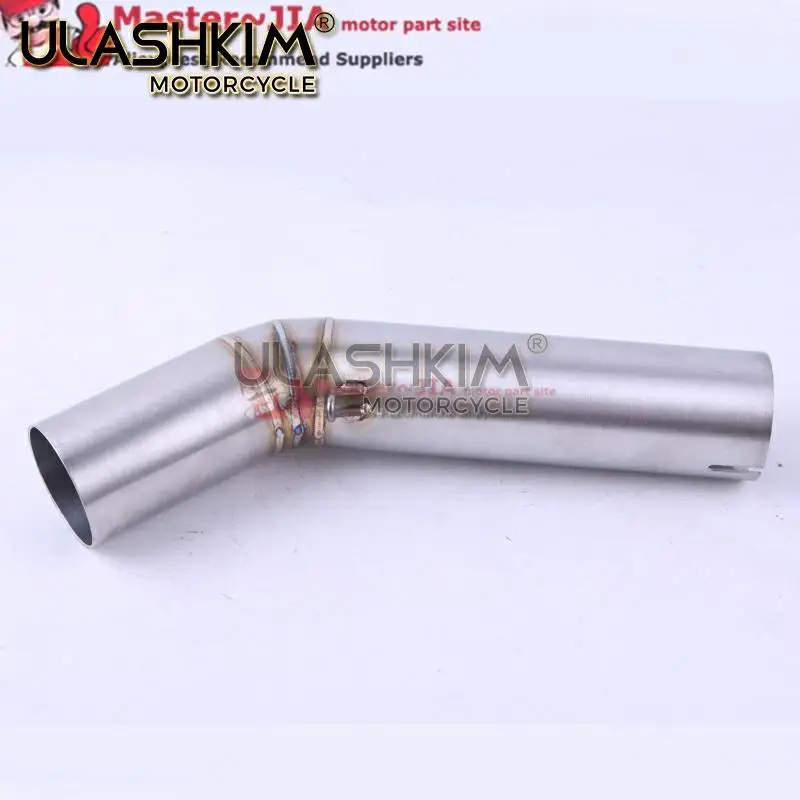 Мотоцикл Полная выхлопная средняя труба без шнуровки для Suzuki GSXR600 Gsxr700 Gsxr750 K7 GSX R700