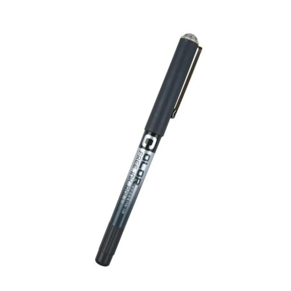 0,38 мм Высококачественная прямая жидкая шариковая ручка PVN-159 0,38 мм игольчатая Шариковая ручка для офиса и школы - Цвет: Black